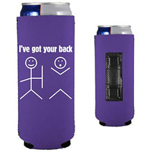 Load image into Gallery viewer, I've Got Your Back Magnetic Slim Can Coolie