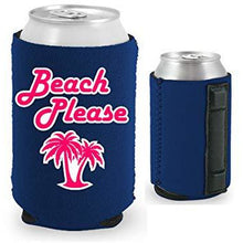 Load image into Gallery viewer, Beach Please Magnetic Can Coolie