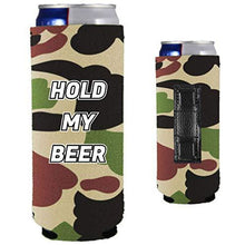 Load image into Gallery viewer, Hold My Beer Magnetic Slim Can Coolie