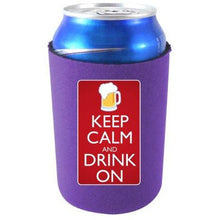Load image into Gallery viewer, Keep Calm Drink On Can Coolie
