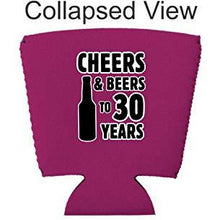 Load image into Gallery viewer, Cheers & Beers to 30 Years Party Cup Coolie