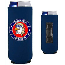 Load image into Gallery viewer, Murica 1776 Magnetic Slim Can Coolie