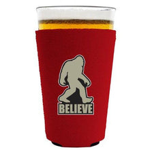 Load image into Gallery viewer, Bigfoot Believe Pint Glass Coolie