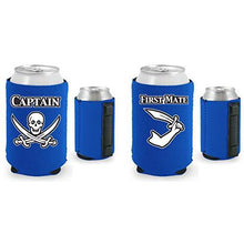 Load image into Gallery viewer, Captain and First Mate Magnetic Can Coolie Set