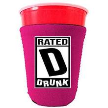 Load image into Gallery viewer, Rated D for Drunk Party Cup Coolie
