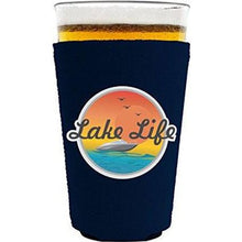 Load image into Gallery viewer, Lake Life Pint Glass Coolie