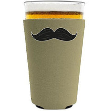 Load image into Gallery viewer, Thick Mustache Pint Glass Coolie