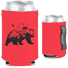 Load image into Gallery viewer, Mountain Bear Magnetic Can Coolie