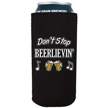 Load image into Gallery viewer, 16 oz can koozie with dont stop believing design