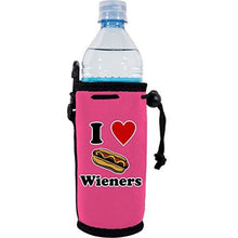 Load image into Gallery viewer, I Love Wieners Water Bottle Coolie