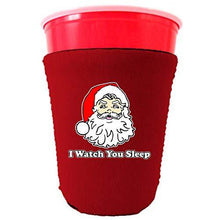 Load image into Gallery viewer, I Watch You Sleep, Santa Party Cup Coolie
