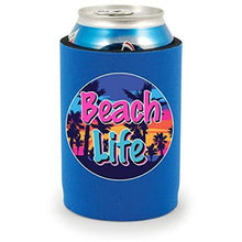 Load image into Gallery viewer, Beach Life Full Bottom Can Coolie