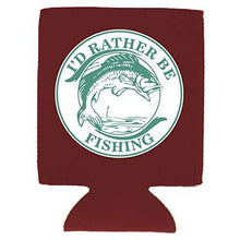 Load image into Gallery viewer, I'd Rather Be Fishing Can Coolie