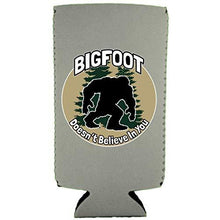 Load image into Gallery viewer, Bigfoot Doesn't Believe In You Slim 12 oz Can Coolie