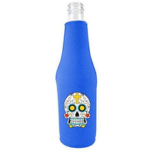 Load image into Gallery viewer, Sugar Skull Beer Bottle Coolie