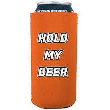 Load image into Gallery viewer, 16 oz can koozie with hold my beer design