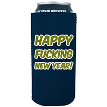 Load image into Gallery viewer, Merry Fucking Christmas Happy Fucking New Year 16 oz. Can Coolie