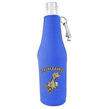 Load image into Gallery viewer, Drunkasaurus Beer Bottle Coolie With Opener