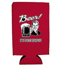 Load image into Gallery viewer, Beer! It's Your Friend! 16 oz Can Coolie