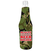 Load image into Gallery viewer, Beauty in the Eye of the Beer Holder Beer Bottle Coolie