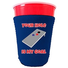 Load image into Gallery viewer, Your Hole Is My Goal Party Cup Coolie
