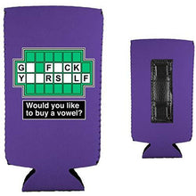 Load image into Gallery viewer, Go F Yourself Slim Magnetic Can Coolie