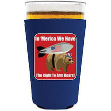 Load image into Gallery viewer, Right to Arm Bears Pint Glass Coolie