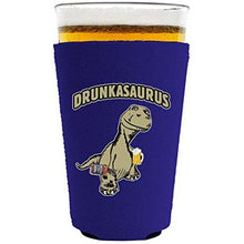 Load image into Gallery viewer, Drunkasaurus Pint Glass Coolie