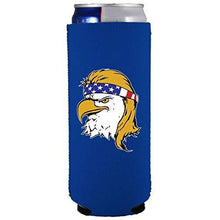 Load image into Gallery viewer, Bald Eagle Mullet Slim Can Coolie