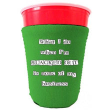 Load image into Gallery viewer, Blacked Out Party Cup Coolie