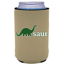 Load image into Gallery viewer, can koozie with dino-saur design