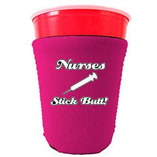 Load image into Gallery viewer, Nurses Stick Butt! Party Cup Coolie
