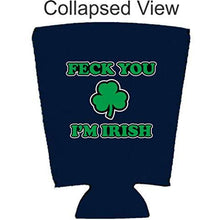 Load image into Gallery viewer, Feck You I'm Irish Pint Glass Coolie