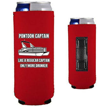 Load image into Gallery viewer, Pontoon Captain Magnetic Slim Can Coolie