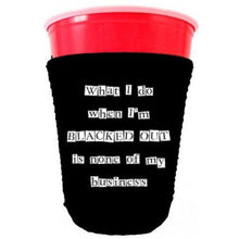 Load image into Gallery viewer, Blacked Out Party Cup Coolie