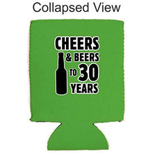 Load image into Gallery viewer, Cheers & Beers to 30 Years Can Coolie