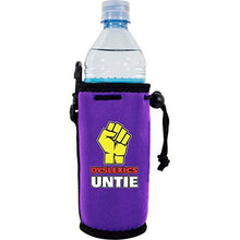 Load image into Gallery viewer, Dyslexics Untie Water Bottle Coolie
