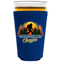 Load image into Gallery viewer, Bigfoot Hide & Seek Champion Pint Glass Coolie