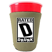 Load image into Gallery viewer, Rated D for Drunk Party Cup Coolie