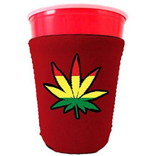 Load image into Gallery viewer, Rasta Leaf Party Cup Coolie