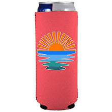 Load image into Gallery viewer, Retro Sunset Slim Can Coolie