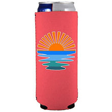 Load image into Gallery viewer, Retro Sunset Slim Can Coolie
