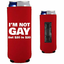 Load image into Gallery viewer, I'm Not Gay Magnetic Slim Can Coolie