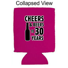 Load image into Gallery viewer, Cheers & Beers to 30 Years Can Coolie