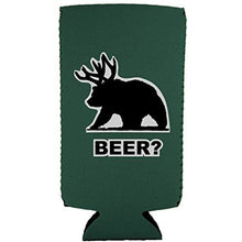 Load image into Gallery viewer, Beer Bear Slim Can Coolie