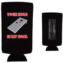 Load image into Gallery viewer, Your Hole Is My Goal Magnetic Slim Can Coolie
