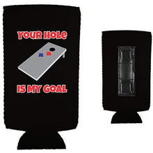 Load image into Gallery viewer, Your Hole Is My Goal Magnetic Slim Can Coolie