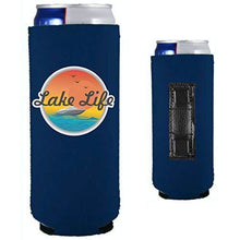 Load image into Gallery viewer, Lake Life Magnetic Slim Can Coolie
