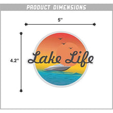 Load image into Gallery viewer, Lake Life Vinyl Sticker

