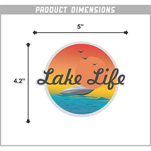 Lake Life Vinyl Sticker
